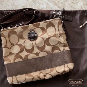 Authentic Coach crossbody purse